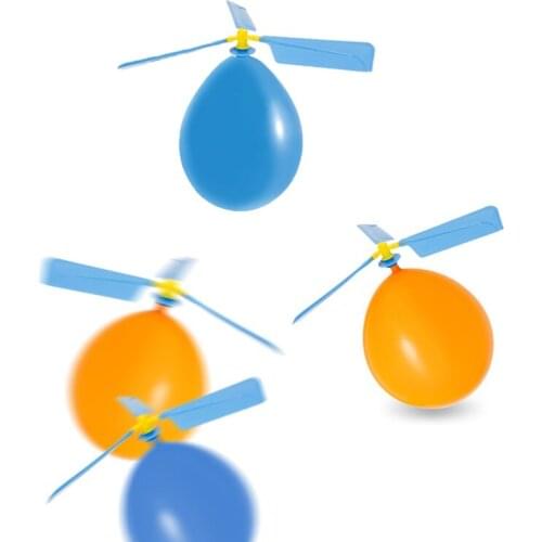 Balloon Powered Helicopter Aerodynamic Science and Education Experiment Novelty Toy Childrens Day Childrens Birthday Gifts