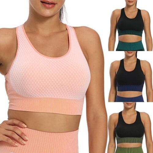 Women Sports Bra Top Push Up Fitness Yoga Bra Underwear Sport Tops For Women Running Yoga Vest Quick-drying Beauty Back Bras