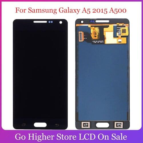 For Samsung Galaxy A5 2015 A500 A500F A500FU A500H A500M LCD Touch Screen Display A5 A500 Phone Replacement Parts
