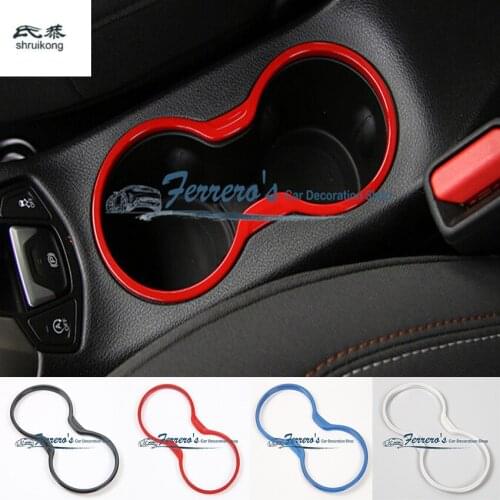 Free shipping 1pc ABS Chrome Car Accessories front Place the cup glass position cover decoration Sequins for 2017 JEEP Compass