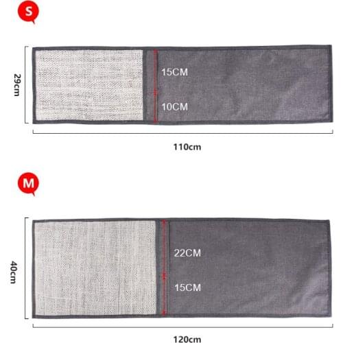 1Pcs Pet Cat Scratching Pad Sofa Protection Sisal Mat Scratch Guard Cover Furniture Scratch Guards Sofa Protection Pads S/M