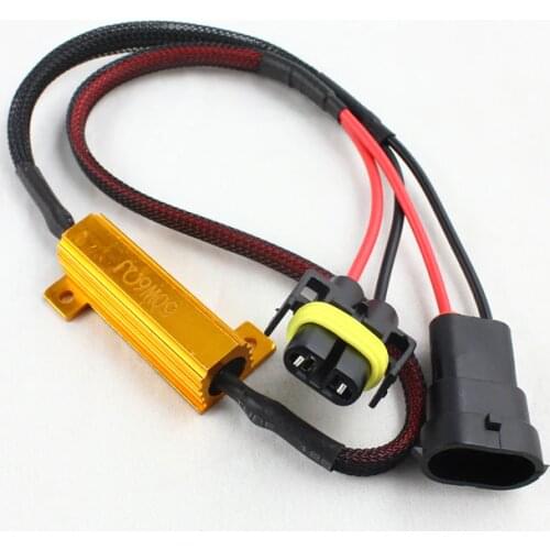 2pcs 50W 6 Ohm fog lamps decoder led headlight canbus h8 h9 h11 H7 9005 9006 led fog lamps decoder H8 H11 warning resistors