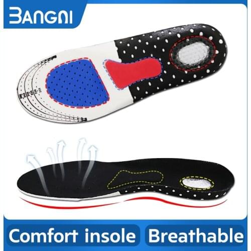 3ANGNI Unisex Gel Silicone Insoles Orthotic Arch Support Foot Care Sport Shoe Pad For Plantar Fasciitis Heel Spur Insert Cushion