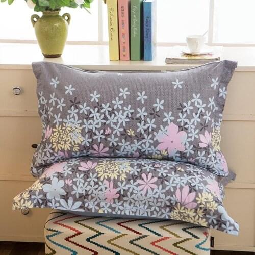 50 1 Piece 48cm*74cm Beauty Floral Printed Pillowcase 100% Polyester Pillow Case Cover For Bedroom Use
