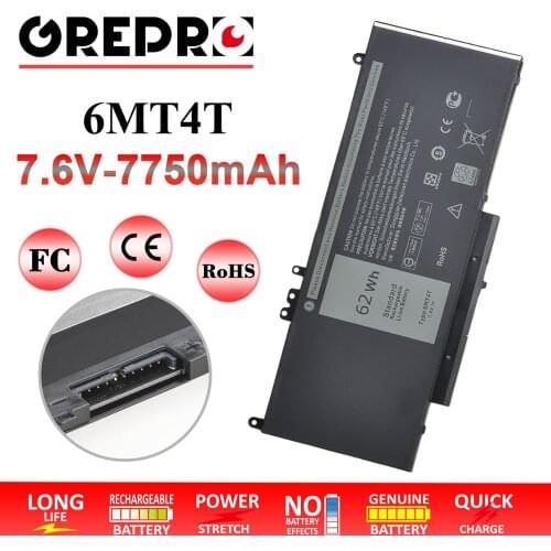 62Wh 6MT4T Battery for Dell Latitude Precision 14, 5470, 15, 5570, 3510, E5470, E5570, M3510, 7V69Y, TXF9M, 79VRK, 07V69Y