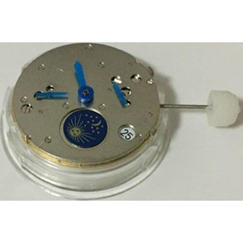 Watch movement accessories Shanghai ST10 movement six pin 369 min. 4.5 position calendar gold movement
