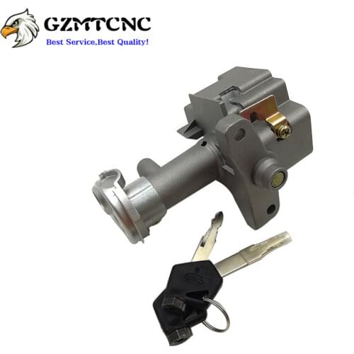 For Suzuki V 125 Address V125G V125S Motorcycle Ignition Switch Start Power Door Lock Theft Proof Front Magnetic Cover W/ Keys