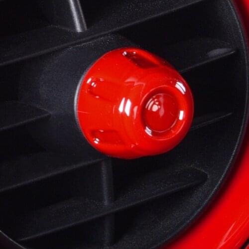 Car Air Vent Outlet Button Adjuster Cover Housing Interior Decor Sticker For Mini Cooper S JCW F55 F56 F57 Hatchback Accessories