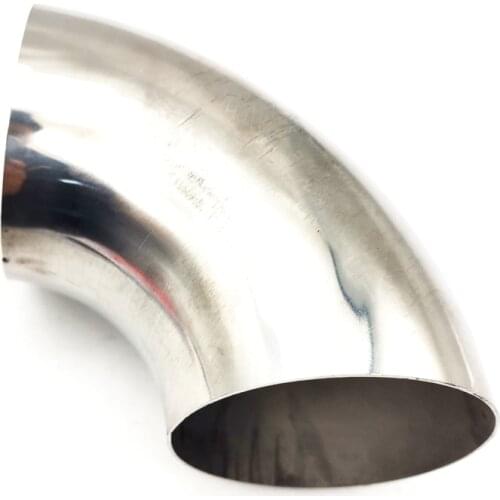 76mm 201 Stainless Steel 90 Degree Bend Elbow Pipe