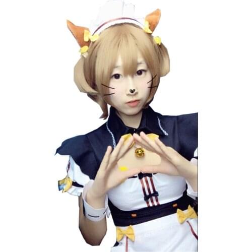 2017 Nekopara Cosplay Orange Maid Costume