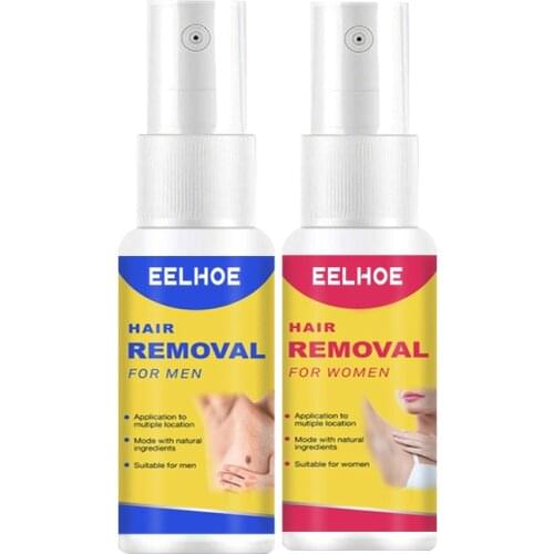 30ml Natural Hair Removal Cream Spray Body Hair Depilatory Beard Bikini Legs Armpit Permanent Painless Hair Remover Cream Spray