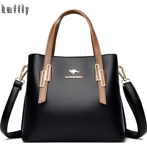 New Large Capacity Retro Ladies Shoulder Bag Leather Woman Handbag Luxury Designer Women Totes Bag Large Brand Crossbody Bags