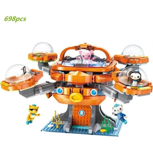 NEW Movie Creator Ideas City Octopus Octopod Octonauts Cartoon Building Blocks Sets Bricks Classic Model Toys For Children Gifts