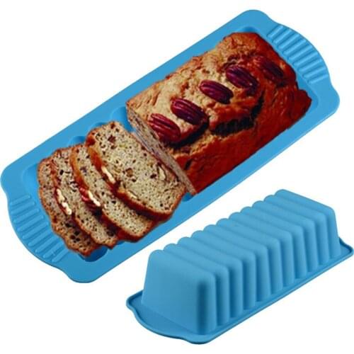 Silicone Bread Pan Mold Long Square Cake Mould Bakeware Non-stick Baking Tools Kitchen DIY Baking And Pastry Tools