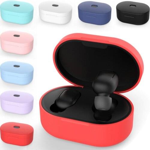 Silicone Case for Xiaomi Airdots Accessories Case Cover Bag Box Earphone Case Wireless Earphone Headset Storage case