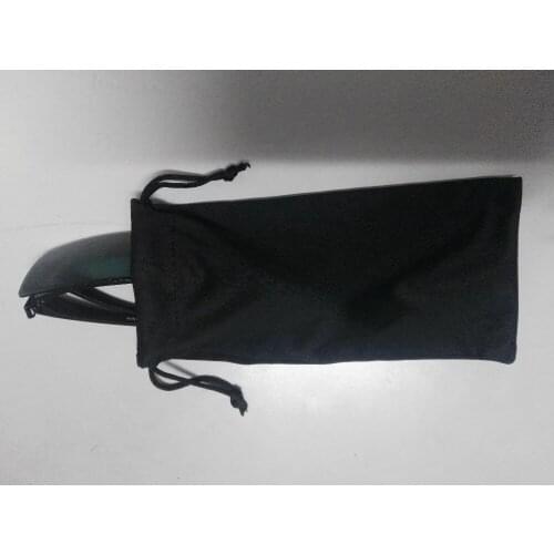 Special sale 100pcs High quality microfiber cheap drawstring bag custom 9*18cm sunglasses bag wholesale for sunglasses packaging