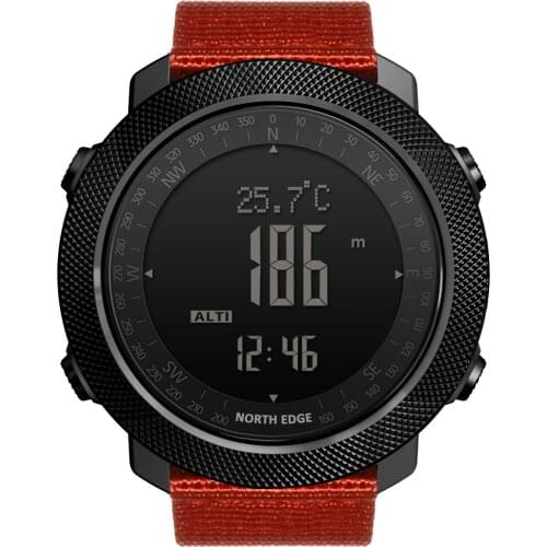 NORTH EDGE APACHE Sports smart table student health monitor dedicated watch LCD watch Military use