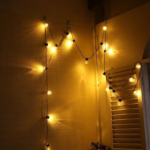 6m 20pc EU Plug Led Lights Copper Wire Strings Party Glow Lights Strings Bulb Lamp