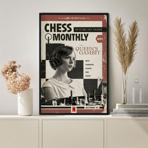 The Queens Gambit TV series Movie Poster Wall Painting Home Decoration (No Frame)