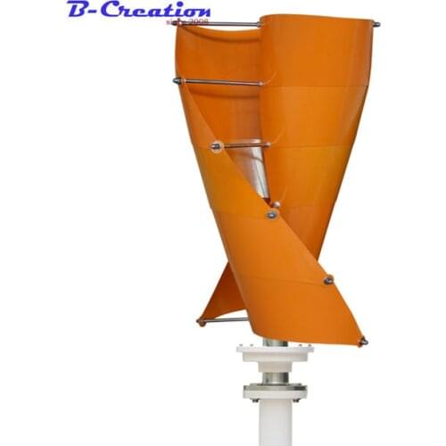 VAWT 500w 48v vertical wind turbine generator for on grid /off grid system with high efficient and low noise for roof