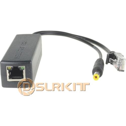 12 pcs Active PoE Splitter Power Over Ethernet 48V to 12V Compliant IEEE802.3af 1A-2A