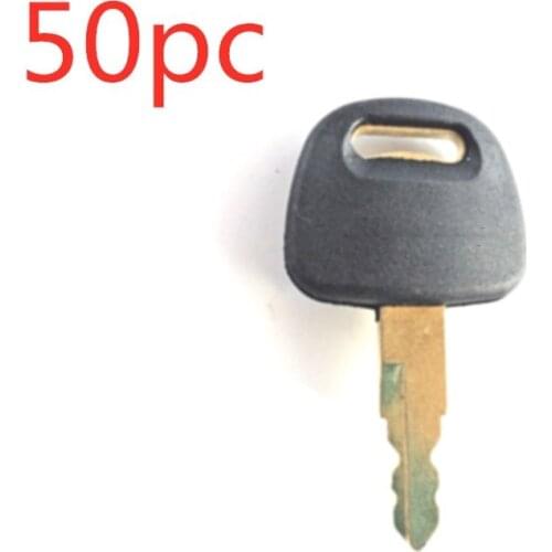 50pc Ignition key For Hitachi ZAX EX60 EX70 EX120 EX200 H800 Excavator Free Shipping