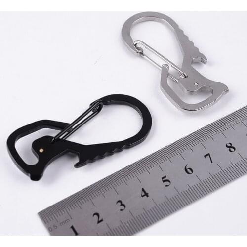 Mini Carabiners Spring Backpack Clasps EDC Keychain Camping Hooks Climbing Accessories Paracord Tactical Survival Tools