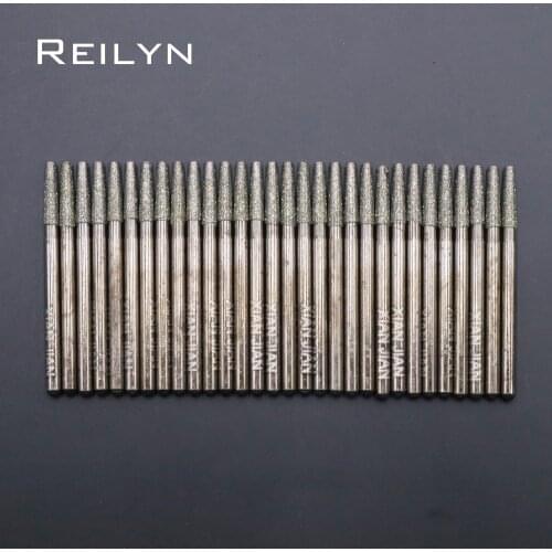 150# 30pcs diamond abrasive bits grinding needle manicure knife naild beautifying dremel/rotary tools
