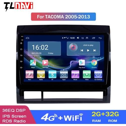 4G LTE 2G RAM Android 10 Car Multimedia Player Radio GPS Navigation For TOYOTA TACOMA/HILUX 2005 2006 2007 2008 2009 2010 2013