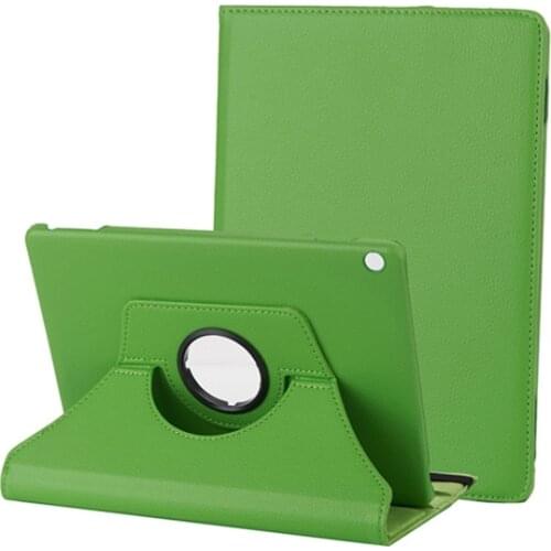 Rotation 360 Degree Rotating Litchi Stand Leather Cover Case For Huawei MediaPad M3 Lite 10 BAH-W09 BAH-AL00 + Clear Film + Pen