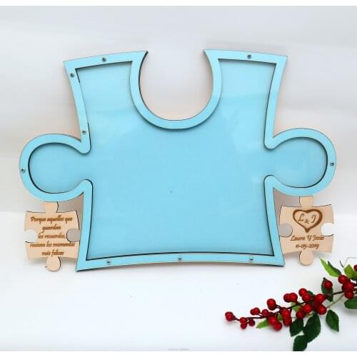 Wooden Wedding Puzzle Guest Book, Jigsaw Drop Box, Jigsaw Puzzle Drop box, Guest Book Alternative, Jigsaw Guest Book
