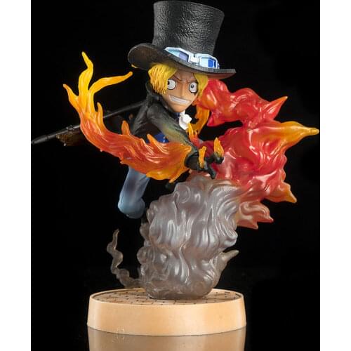 Anime Model Figurine Revolutionary Army Sabo Figure Anime Model pvc Toy Gifts for friends