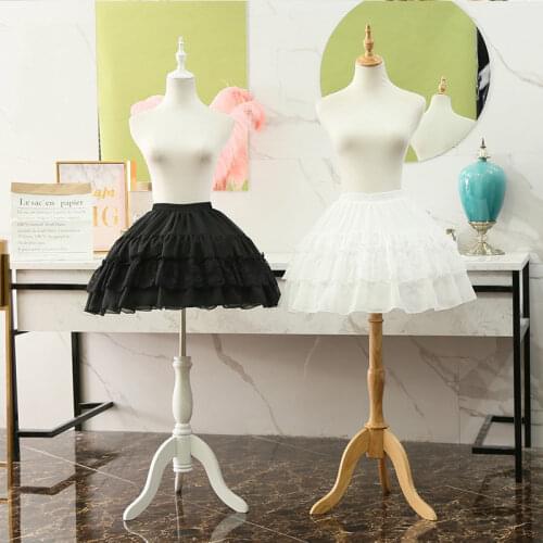 Crinoline Lolita Card Door Fishbone Support Lolita Crinoline Adjustable Daily Soft Sister Half-Length Crinoline Cosplay