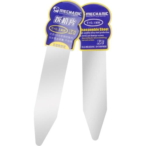 Stainless Steel Card Curved Screen Opening Tool Mobile Phone Disassemble Repair Tool for Smartphone Repair