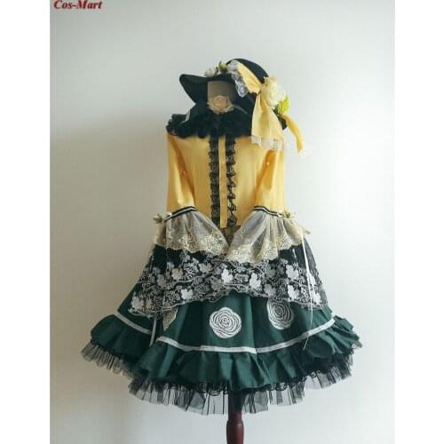 Hot Game Touhou Project Komeiji Koishi Cosplay Costume Gentle Lovely Uniform Skirt Activity Party Role Play Clothing Custom-Make