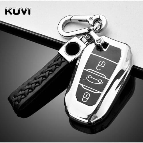 Soft TPU Car Remote Key Case Cover Shell For Peugeot 308 408 508 2008 3008 4008 5008 Citroen C4 C4L C6 C3-XR Picasso DS3 DS4 DS5