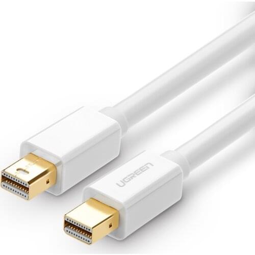 Mini DisplayPort to Mini DP Male to Male Adapter Cable For iMac Mac pro Air Support 2560*1600 Audio and Video Synchronization