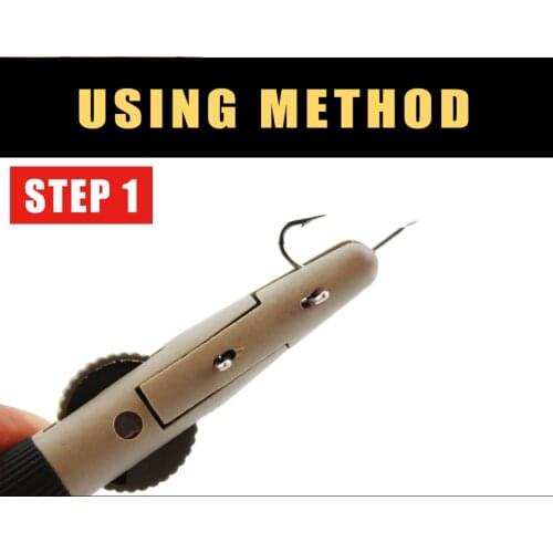 Fish Hook Wire Knotter Line Tie Hook Device Manually Fishing Tackle Tools Fast Tie Tying Knot Tool hook remover fly tying vise