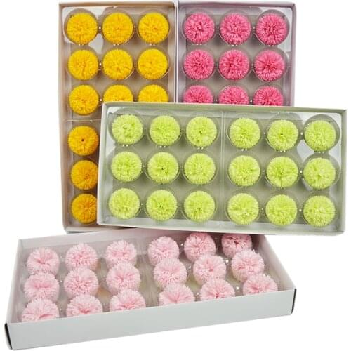 DIY Ping Pong Chrysanthemum Gift Mothers Day Wedding Home Decoration Dandelion Artificial Soap Flowers Big Carnation