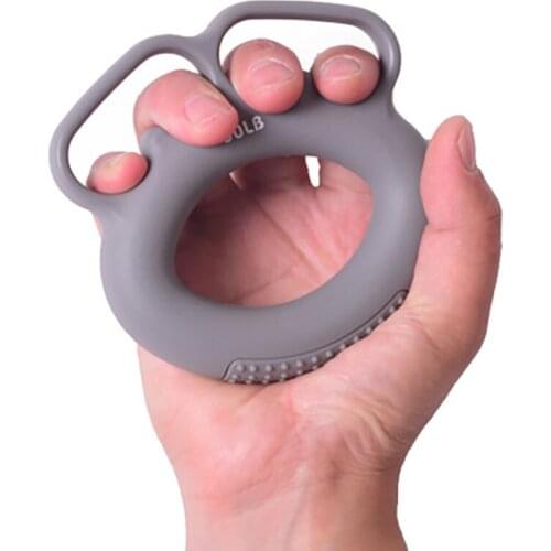 Silicone Finger Gripper Strength Trainer Resistance Band Hand Grip Wrist Yoga Stretcher Finger Expander Exercise Pow Fitness