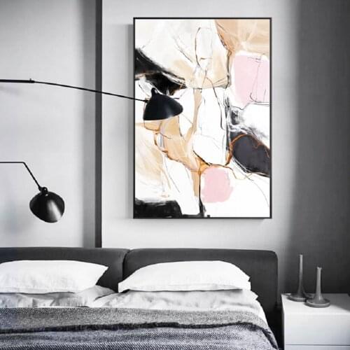 Nordic Modern Minimalist Abstract Wall Art Canvas Paintings Wall Pictures Prints and Posters on Canvas Living Room Home Decor