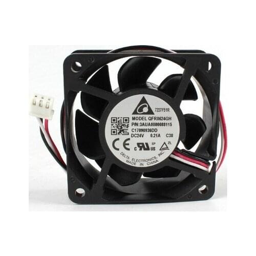 New in QFR0624GH/EH/SH/UH DC24V 0.21 A / 0.15 A inverter control cabinet fan