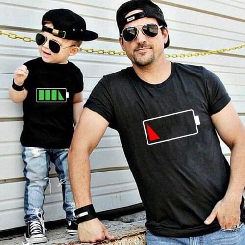 Funny Family Matching Clothes Summer Short Sleeve Casual Family Look T-shirt Father Men Kids Tshirt Baby Bodysuit Clothes