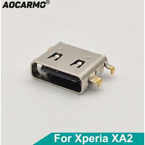 Aocarmo Type-C USB Charging Charger Port For Sony Xperia XA2 Flex Cable Dock Connector Replacement Part H3113 H4113