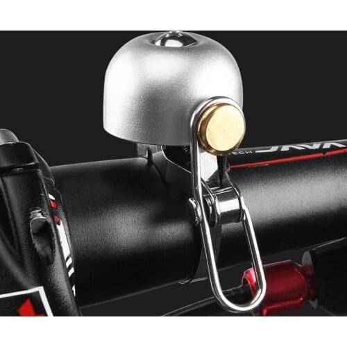 Retro Bicycle Bell Stainless Steel Bike Ringer MTB Road Bike Horn Handlebar Bicycle Ring Loud Sound Cycling Bell Alarm Accessory