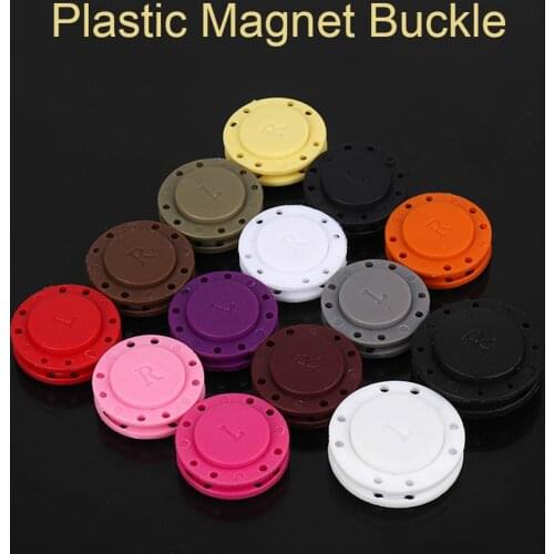 1pair New Home High End Hand Sewn Plastic Magnet Button Button Bag Clothes Placket Magnetic Concealed Buckle Magnet Snap Buckle
