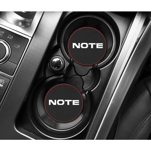 Car Water Cup Bottle Holder Anti-slip Pad Mat For Nissan NOTE E11 E12 Car Styling