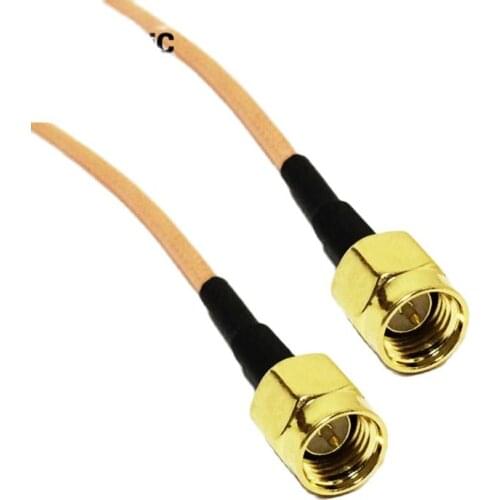 10PCS wireless modem cable SMA Male To SMA Male RG316 Coaxial Cable 15CM 6inch/30CM/50CM Adapter wholesale price
