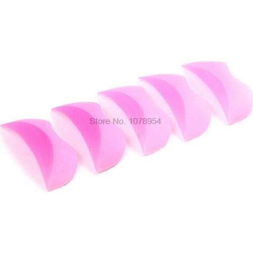 100bag 5pairs/bag Pink Silicone Eyelash Perm Pad Recycling Lashes Rods Shield lifting 3D Eyelash Curler Tools