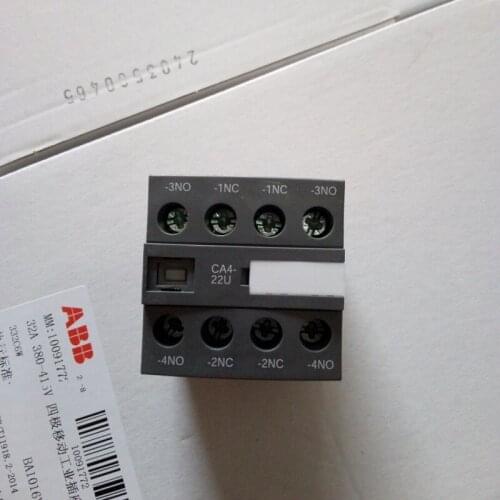 ABB Front-mounted instantaneous auxiliary contact blocks CA4-22U